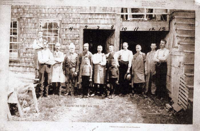 1800s beech river mill crew