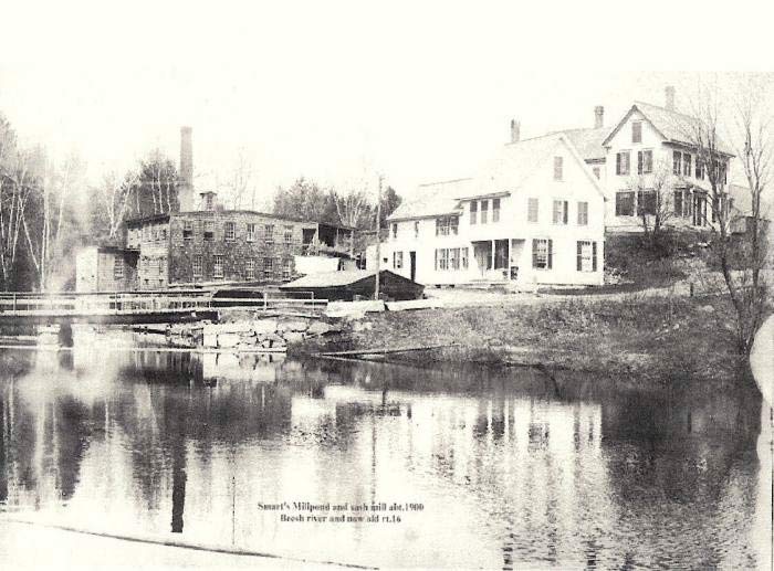 Old sash mill on beech river